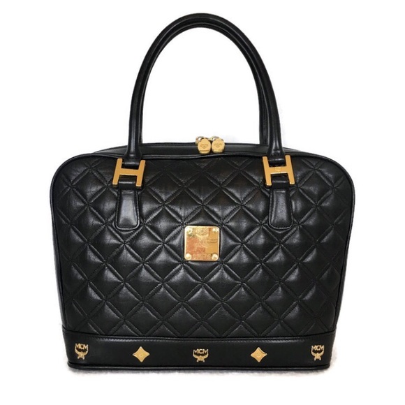 MCM Handbags - MCM Black Hand Bag